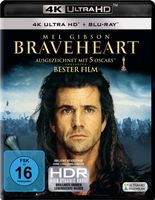 Braveheart (1995) 4K UHD/Mel Gibson/Sophie Marceau/Gleeson