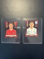 Paninistickers Cristiano Ronaldo L. Messi WM 2022