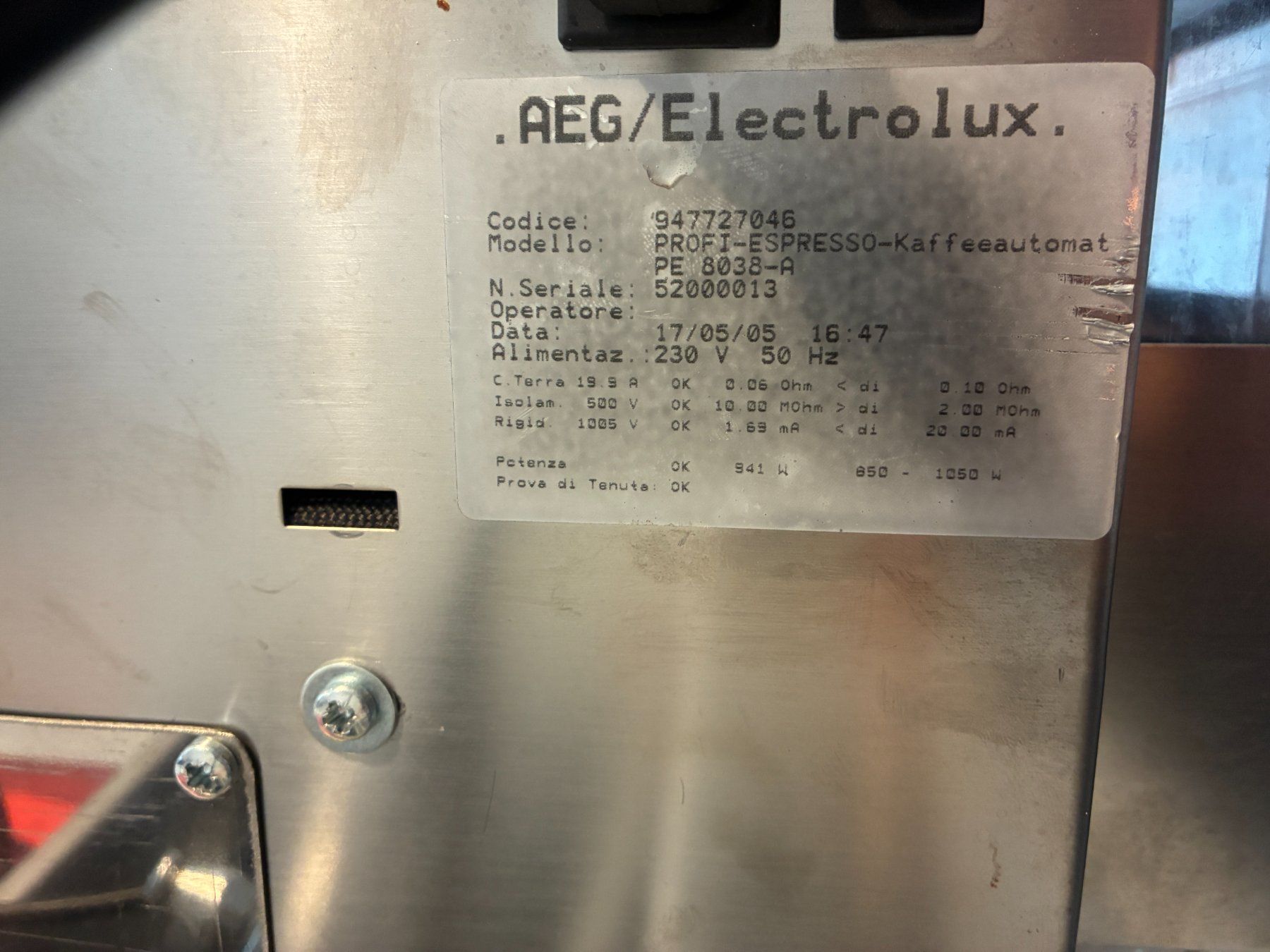 Electrolux Macchine per caffè & Macchine per espresso: Electrolux Profi Coffee Espresso- Siebträgermaschine Einbau – Usato da Schwarzenberg LU venduto da StevFrei91 6