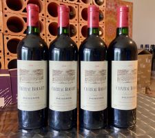 4 Fl. Château Rouget, Pomerol, Bordeaux, 2009
