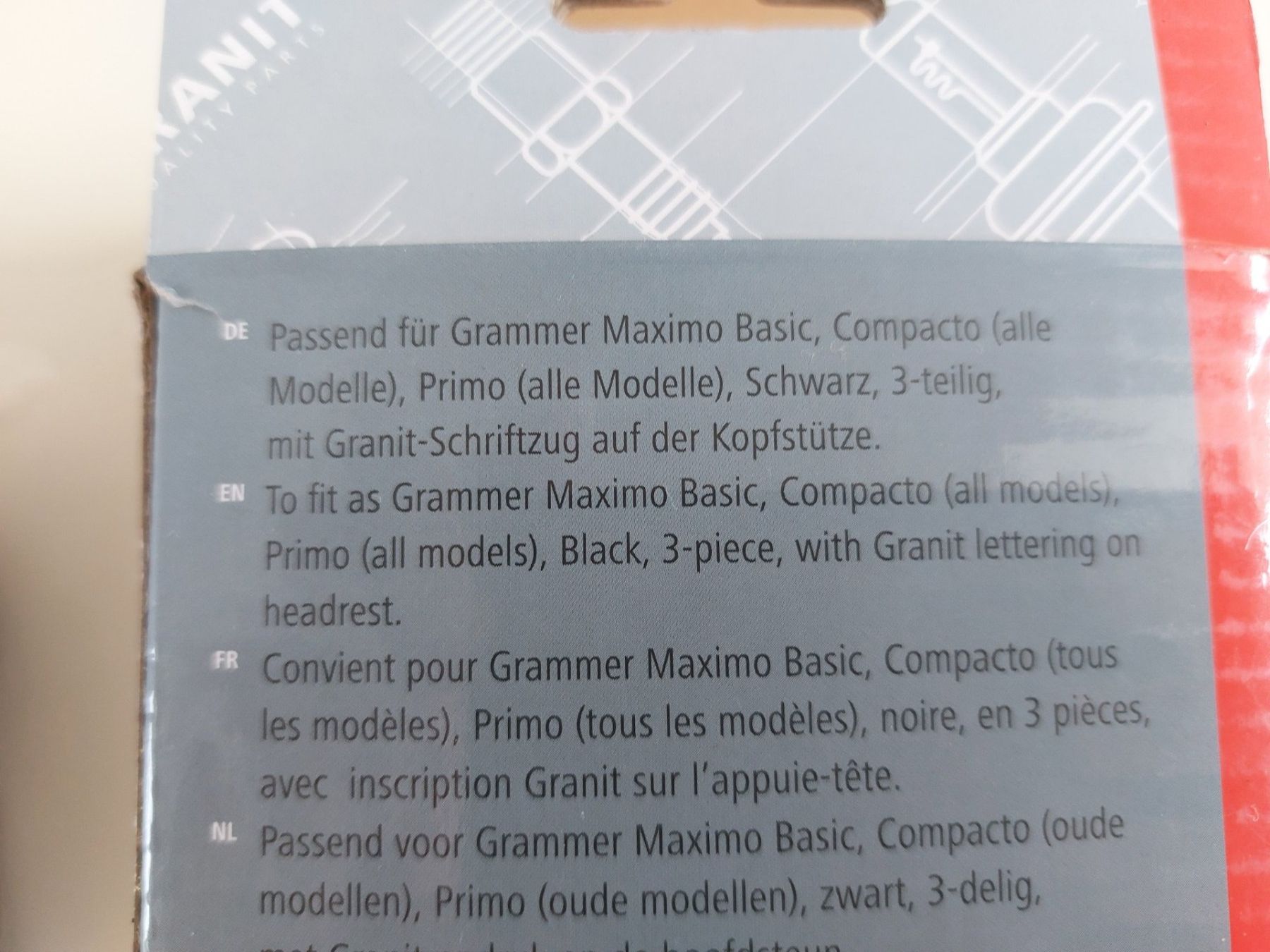 Traktoren: Granit Sitzbezug zu Grammer Maximo Basic Compacto – Gebraucht aus Landquart von Tractospeed01 3