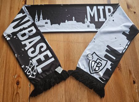 FC Basel Fan Schal MIR SIN BASEL FCB