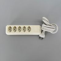 Brennstuhl cleverLINE Mehrfachstecker Weiss