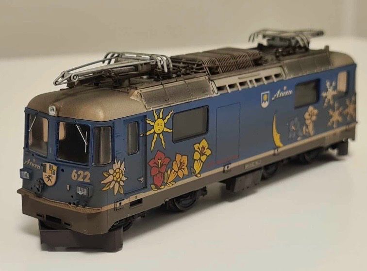 Bemo Modellini di ferrovie: H0m verwittert RhB Arosa Express 7-Teilig Bemo – Nuovo (secondo la descrizione) da Belp venduto da AEMA-Modellbau 1