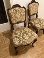 Antike Stühle, 2 Stk., Nussbaumholz, Vintage Look!
