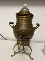 Alter Samowar THERMA – Messing – DRP / Schweiz Patent – funk