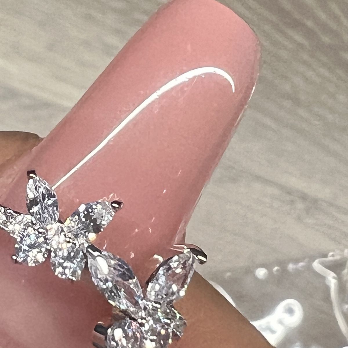 Ringe: Sparkling Floral Statement Ring - Adjustable, Silver Tone – Neu (gemäss Beschreibung) aus St. Gallen von LGMStore 1