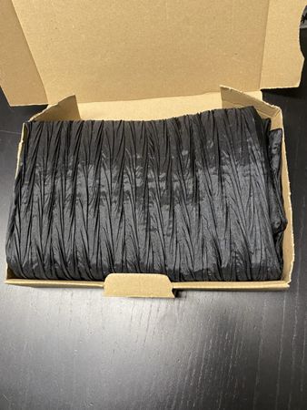 Grosser Designer Schal schwarz