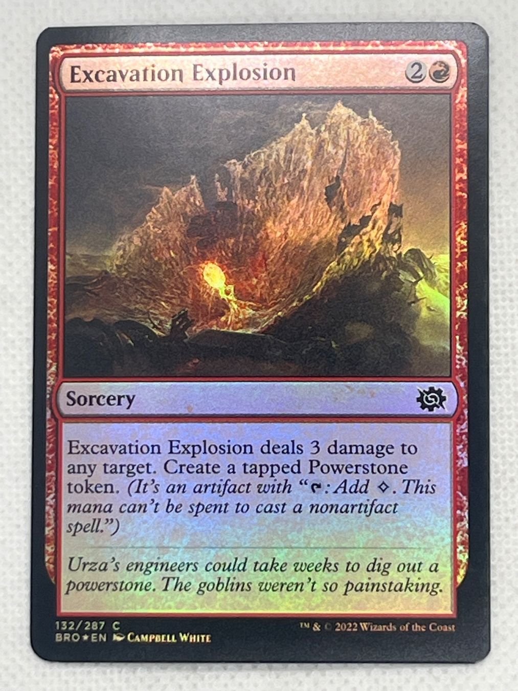 Magic The Gathering Cartes à collectionner: MTG Excavation Explosion BRO 132 Englisch Common Foil – D'occasion à Hinterkappelen par Kim1992