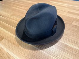 Edler Herrenhut von Borsalino Haarfilz! gefüttert Gr ca. 56
