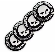 4x Stickers Harley-Davidson Skull Tête de Mort J177