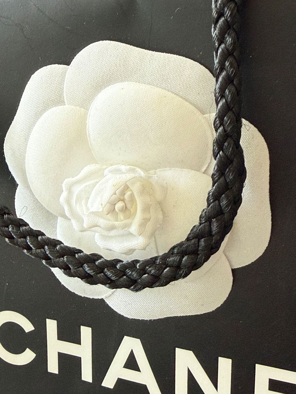 Chanel Borse: CHANEL - 2 Papiertaschen mit Kamelien und Geschenksband – Usato da St. Gallen venduto da aracne 3