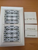 KNX Feller Taster 2 fach 1x ohne LED 1x mit LED