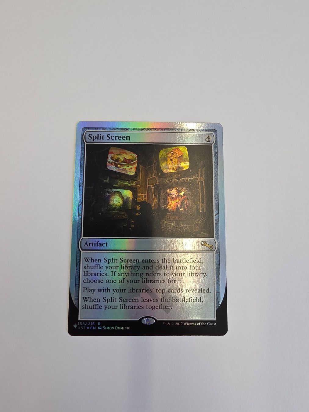 Magic The Gathering Carte collezionabili: MTG -Unstable (UST)- Karte: Split Sreen - SILBERRAND FOIL – Nuovo (secondo la descrizione) da Mörigen venduto da Gadgeteer