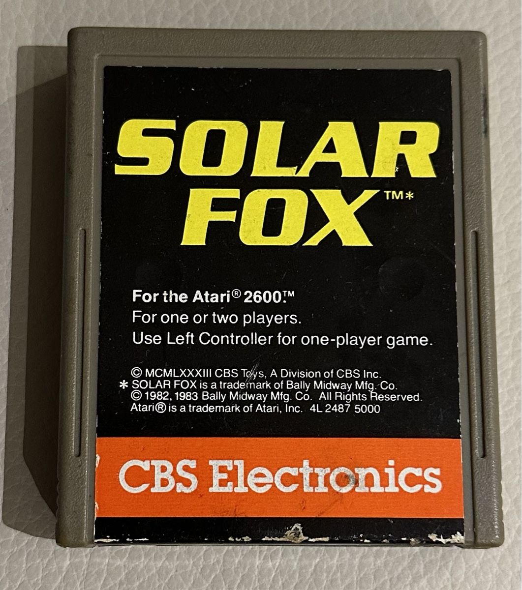 Atari Giochi: Solar Fox für Atari 2600 – Usato da Kestenholz venduto da Matti_10