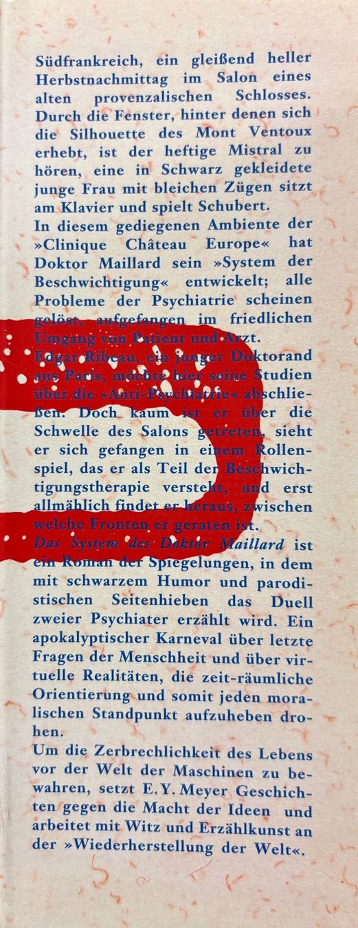 Bücher: Meyer E. Y., Das System des Doktor Maillard – Gebraucht aus Sarnen von Livres 2