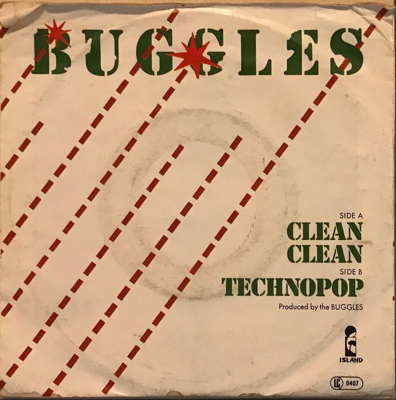 Dischi in vinile: BUGGLES - CLEAN, CLEAN – Usato da Bussigny venduto da vinyl-pas-cher 1
