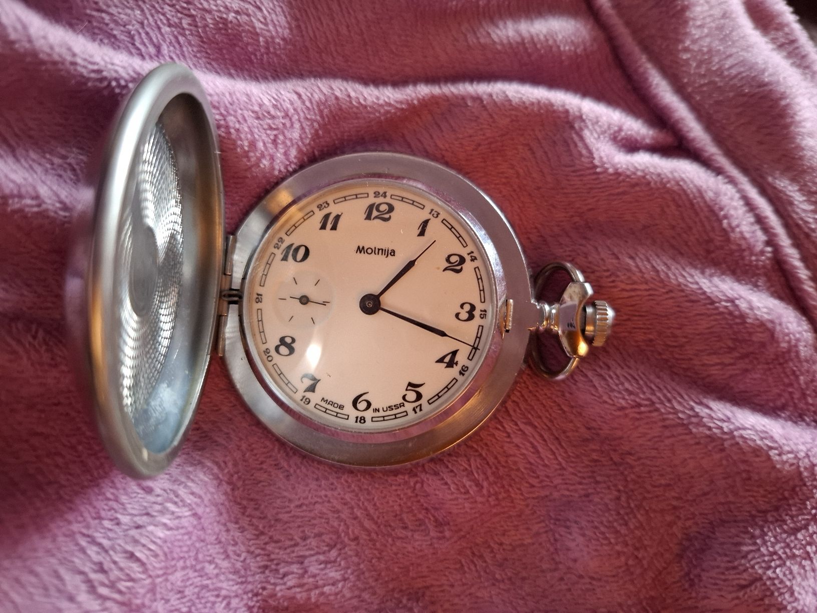 Orologi: MECH.TASCHENUHR MIT WINTERLANDSCHAFT – Nuovo (secondo la descrizione) da Gretzenbach venduto da schibaya 1