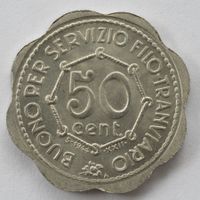 Jeton Como STECAV 50 Centesimi 1944