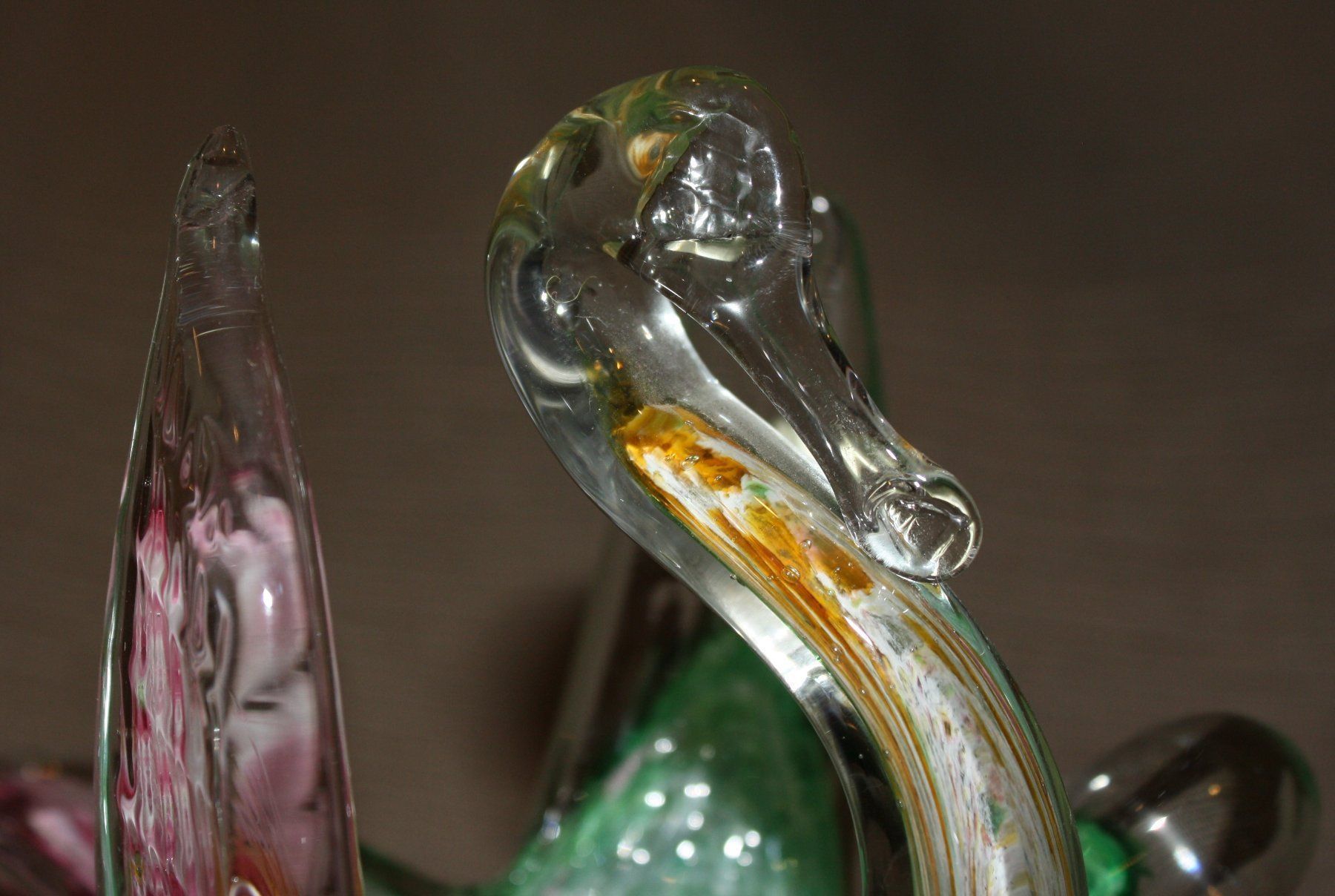 Murano Figuren: Original Murano Glas Schwan bunt/silber – Neu (gemäss Beschreibung) aus Bern von Chraebu2 2