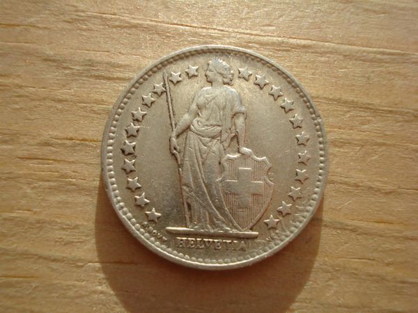 Tutti le monete: (A9)  1/2  Franken  1946  180° – Usato da Erlach venduto da Net-Coins 1