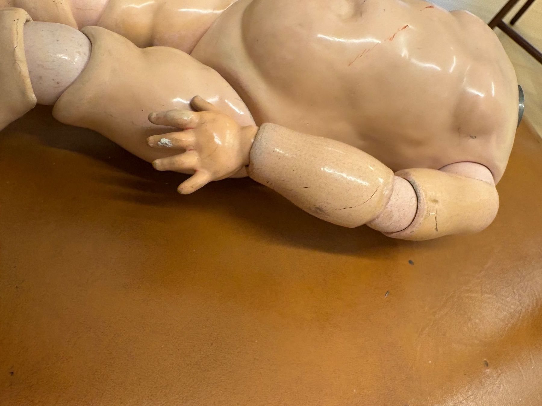 Bambole: Puppenkörper - Holzgliederkörper antik - 30 cm gross – Usato da Pratteln venduto da Dollshop 3