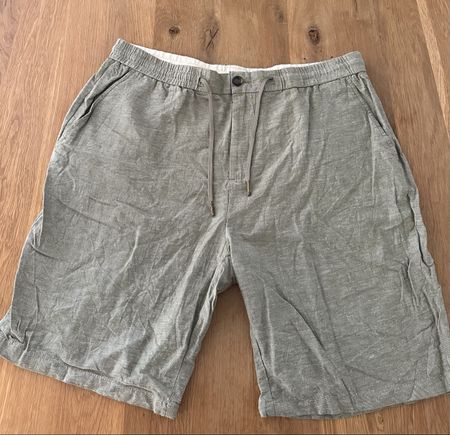Scotch & Soda Leinen-Shorts – grün – Gr. 36 – Premium 