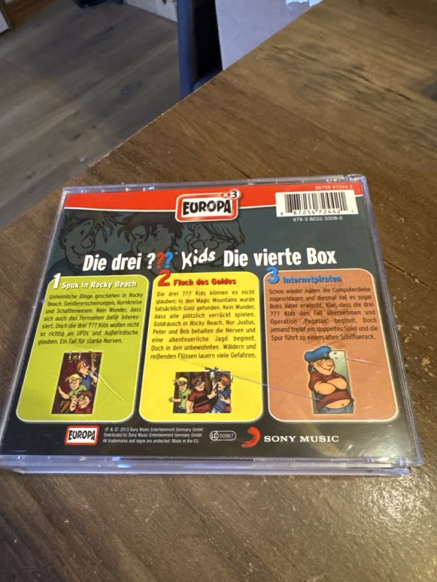 CD: Drei Fragezeichen Kids,die vierte Box – Usato da Grossaffoltern venduto da sherry73 1