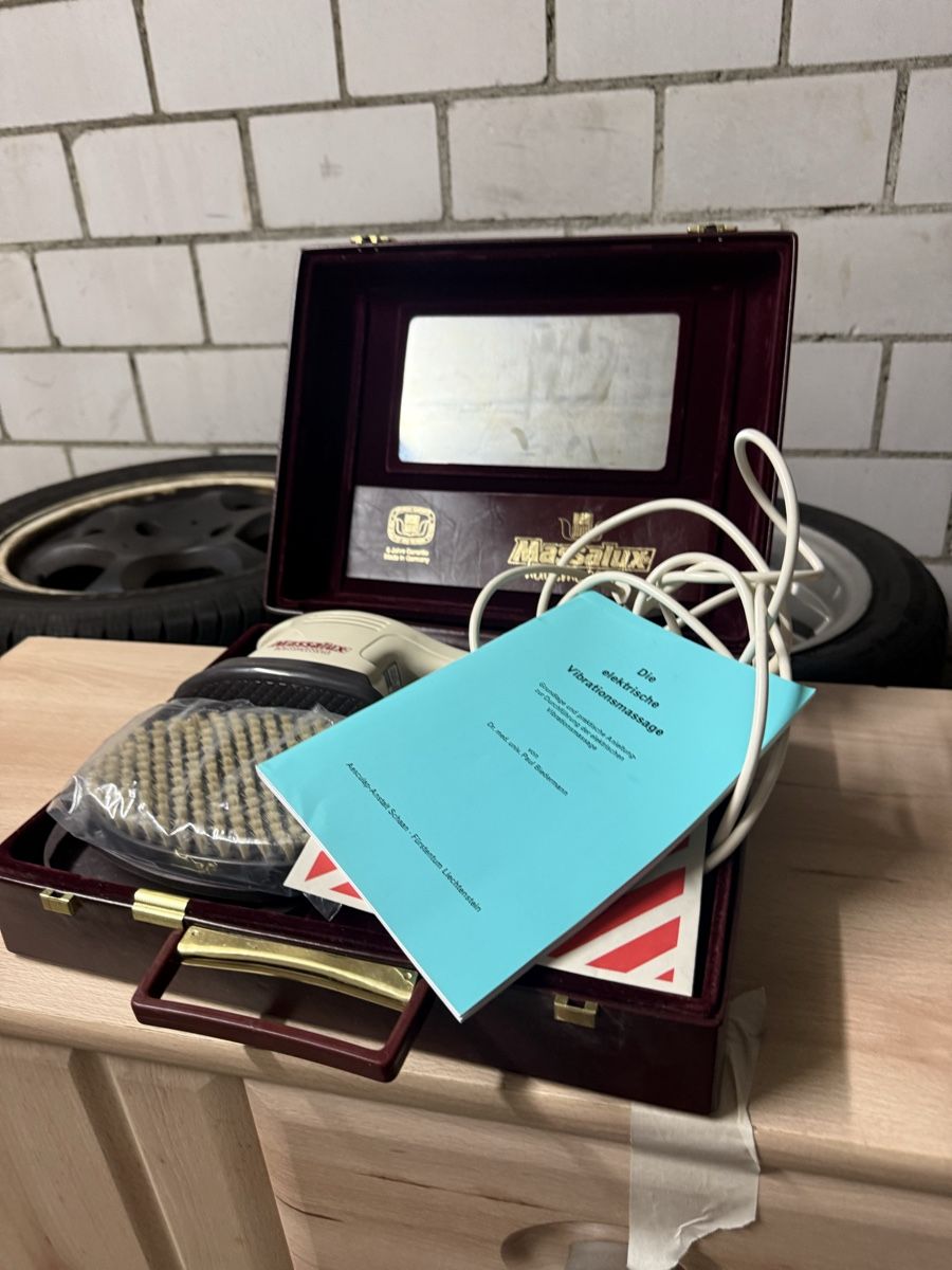 Dispositivi per massaggi: Vintage Massalix Hausmassagegerat – Usato da Steinmaur venduto da Bal-Rajmi1 2
