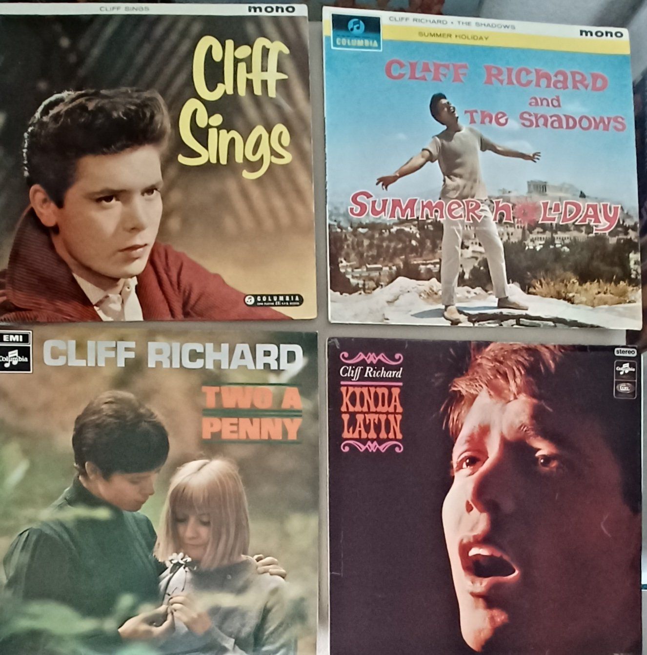 Schallplatten: 4× LP Cliff Richard 60er Pop UK – Gebraucht aus Hägendorf von Plattenhardt