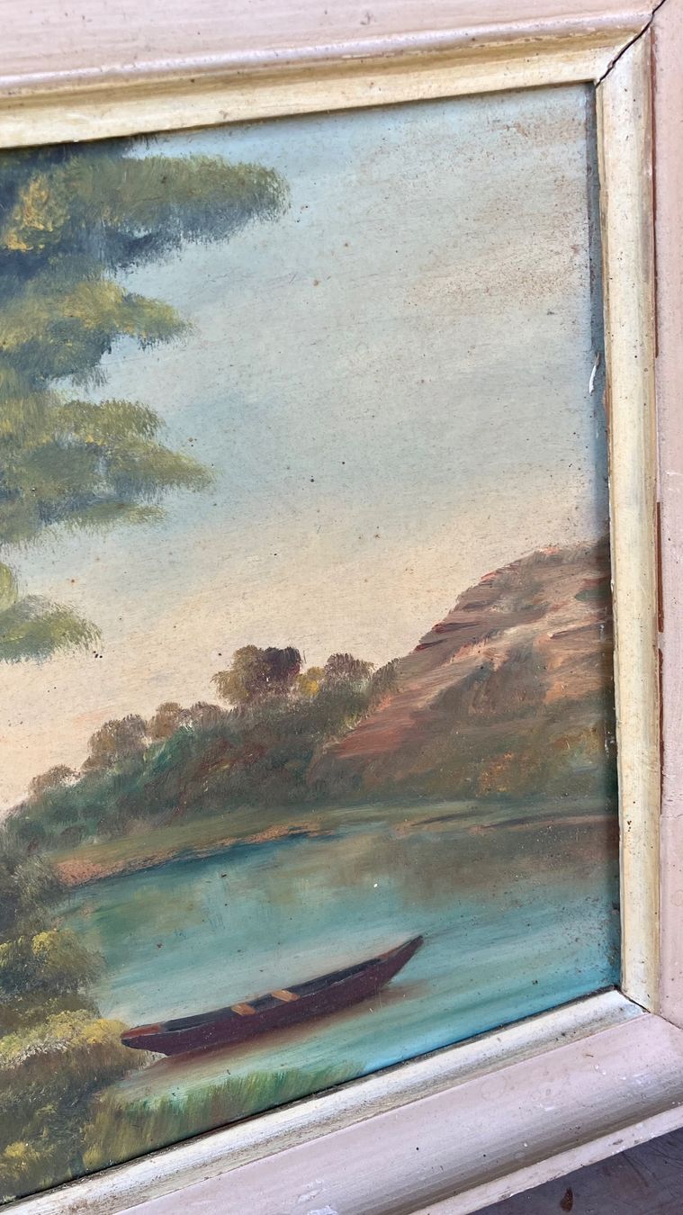 Dipinti: Peinture Gemälde Villin paysage – Usato da St-Cierges venduto da LeRegain 1