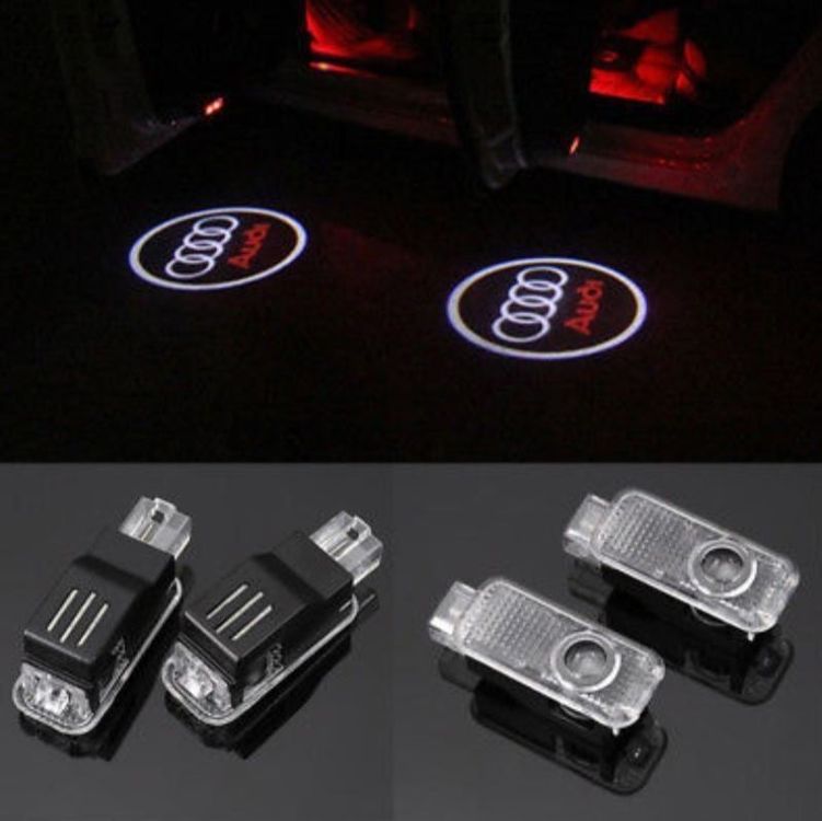 2 x LED Tür licht für Audi Logo Türbeleuchtung NEU