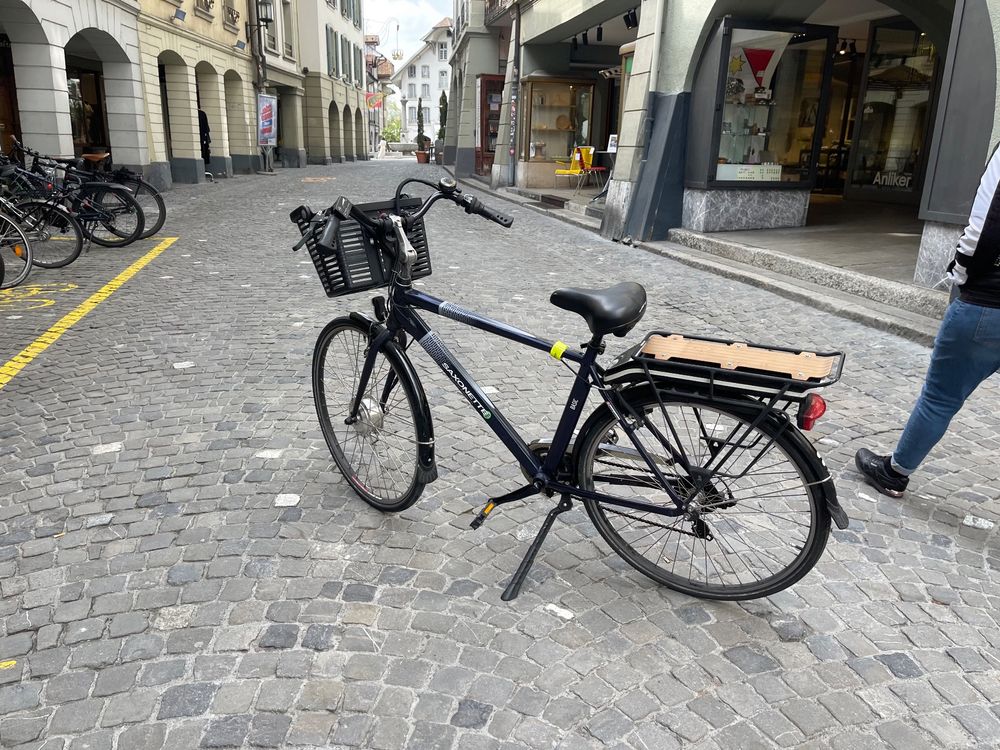 Saxonette Basic Elektro velo normal velo Lieferung Gratis Acheter sur Ricardo