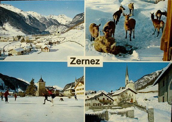 Cartes postales: ZERNEZ im Unterengadin - Eislauf – Neuf (Voir description) à Jona par philajona