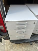 Assmann Rollcontainer 2 Stück grau mit Schlüssel gebraucht