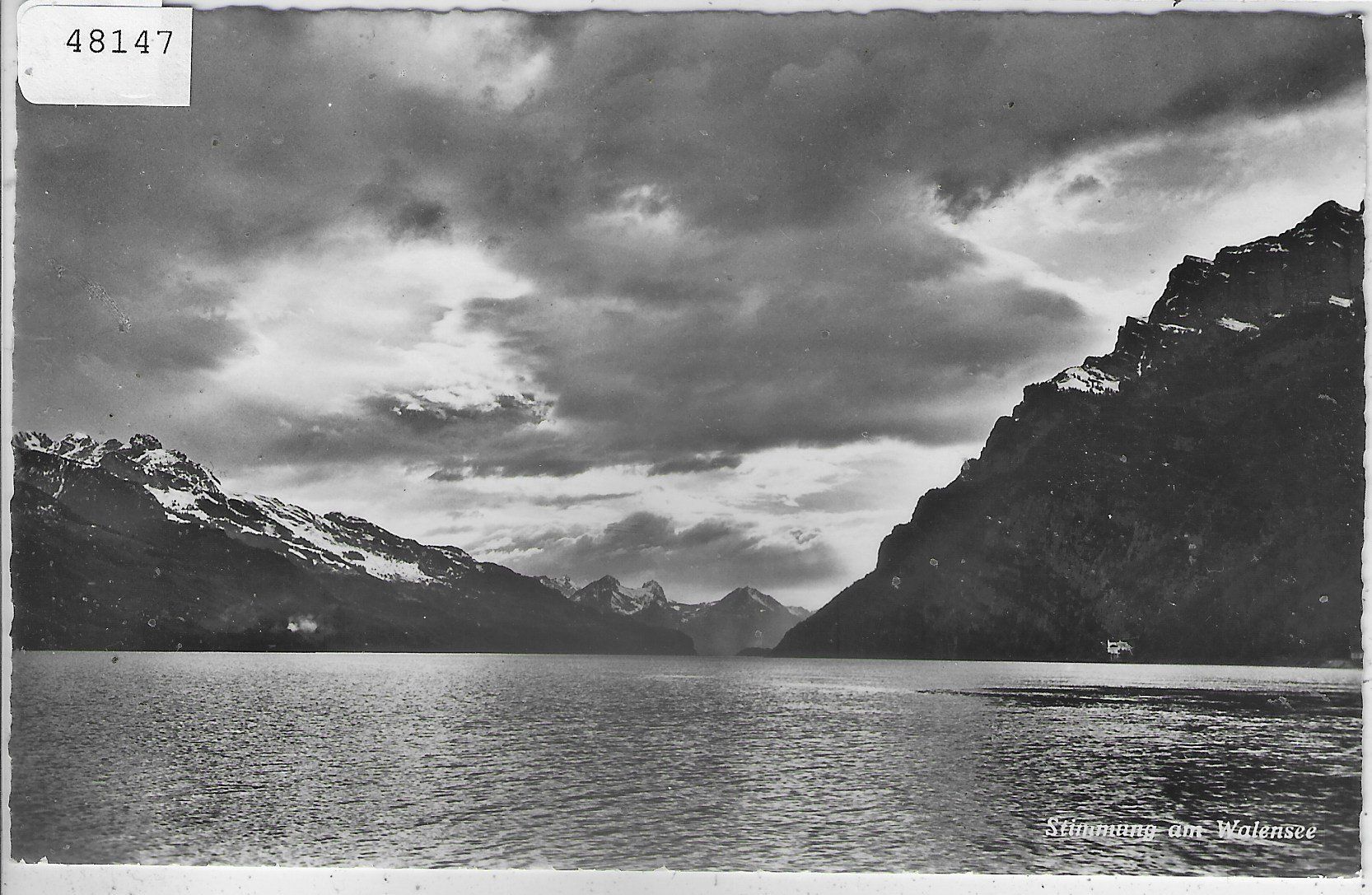 Cartoline postali: Stimmung am Walensee – Usato da Ettingen venduto da Kartenplanet