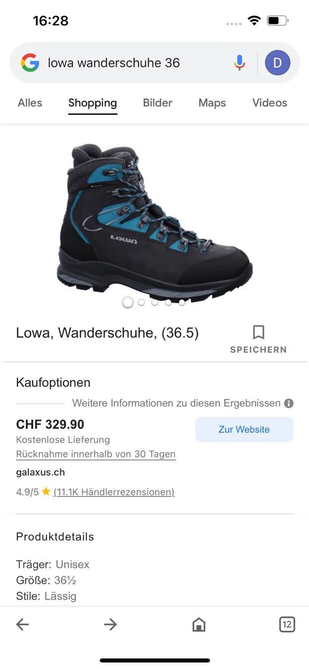 Lowa Chaussures hommes: Lowa – D'occasion à Menzingen par Dali2504 5