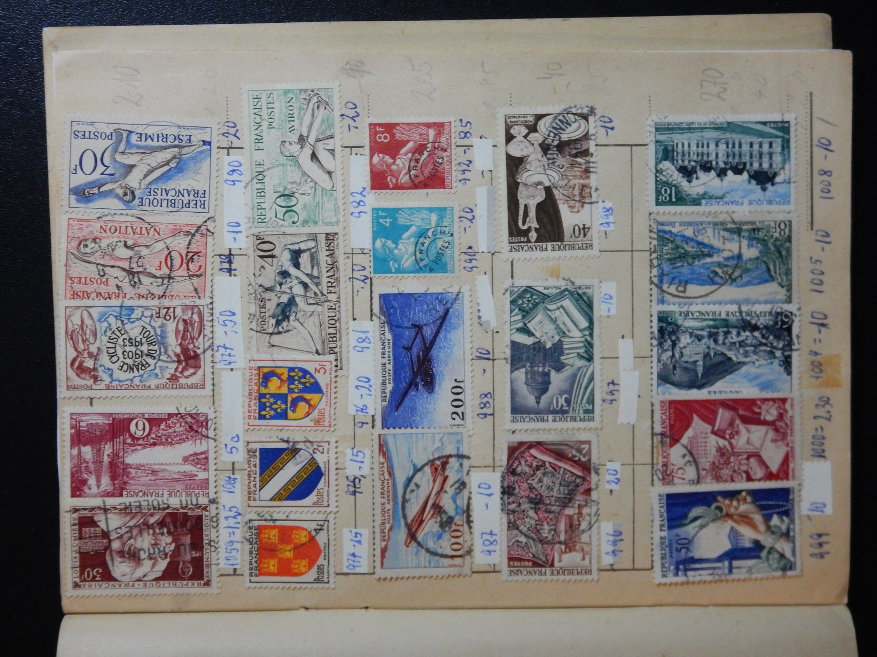 Alle Briefmarken: Frankreich Sammlung ab Klassik – Gebraucht aus Zürich von Muehlekauf 7