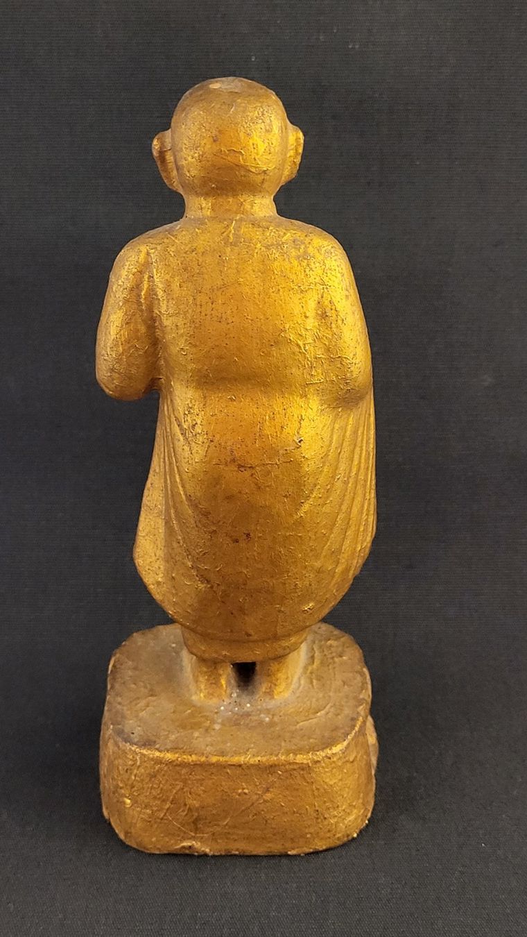 Figurines: Goldige Holz-Figur BUDDHA – D'occasion à Basel par spinne02 4