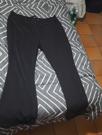 Pantalon noir évasé élégant et confortable - Taille 52