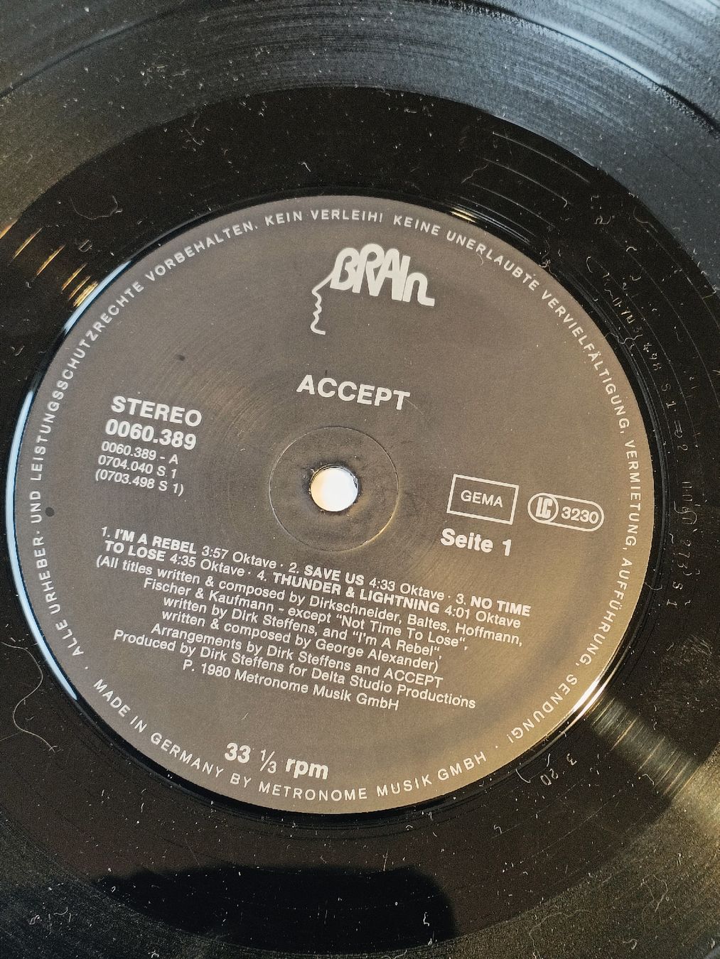 Vinyles: LP / ACCEPT - Ausgabe 1980 – D'occasion à Brugg AG par Ente015 2