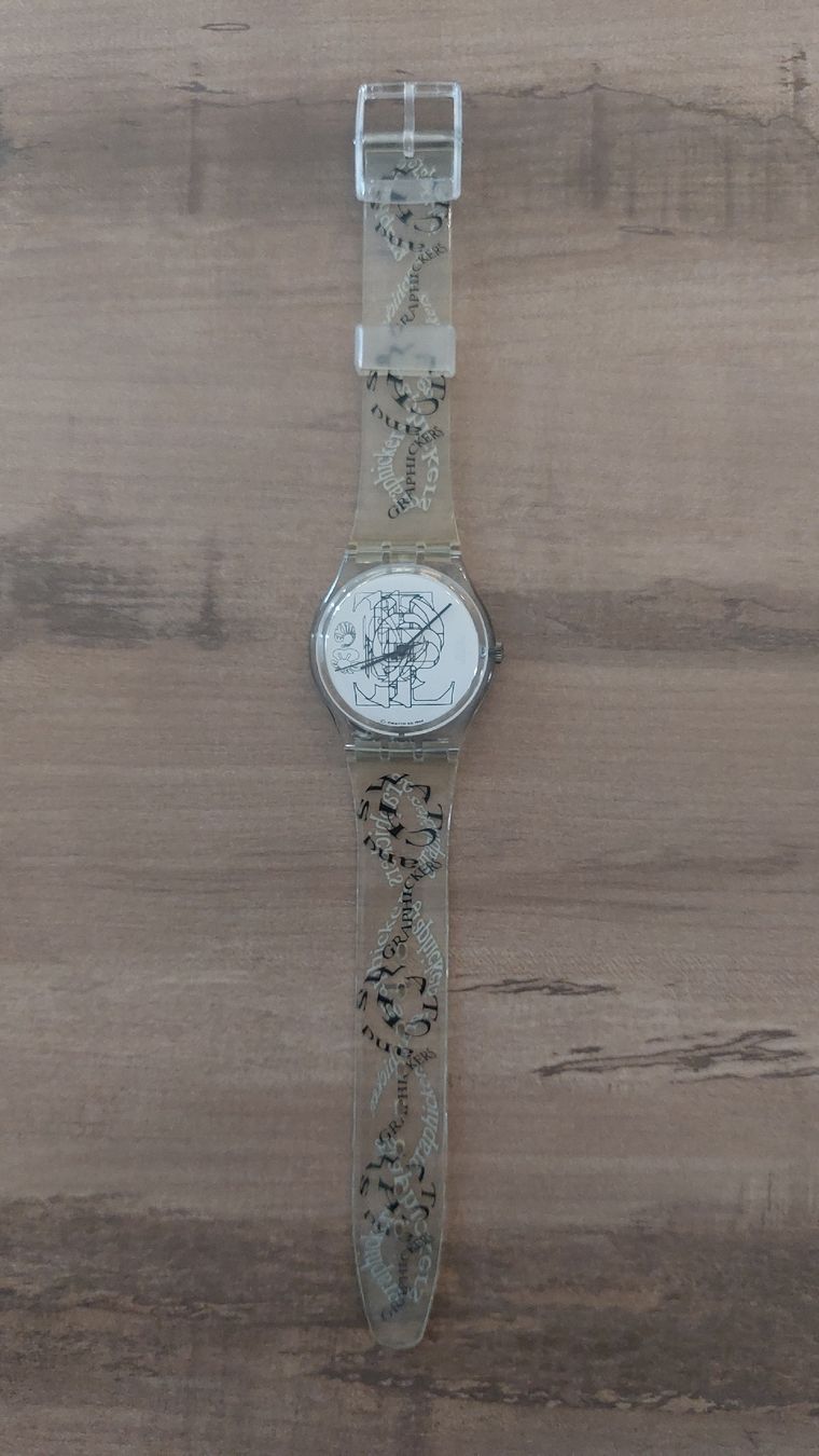 Swatch Orologi: Swatch and graphickers Armbanduhr – Usato da Pratteln venduto da Rapplemcunzel