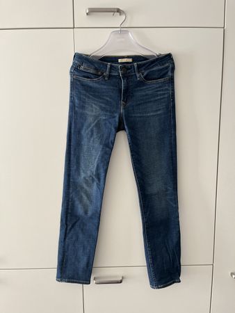 Damen Jeans Levi's 712 Slim Fit Grösse 27/32 Top