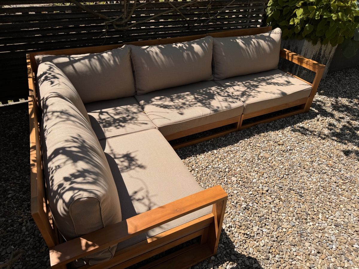 Divani: Gartenlounge aus Teakholz – Usato da Sumiswald venduto da Nigeto 2