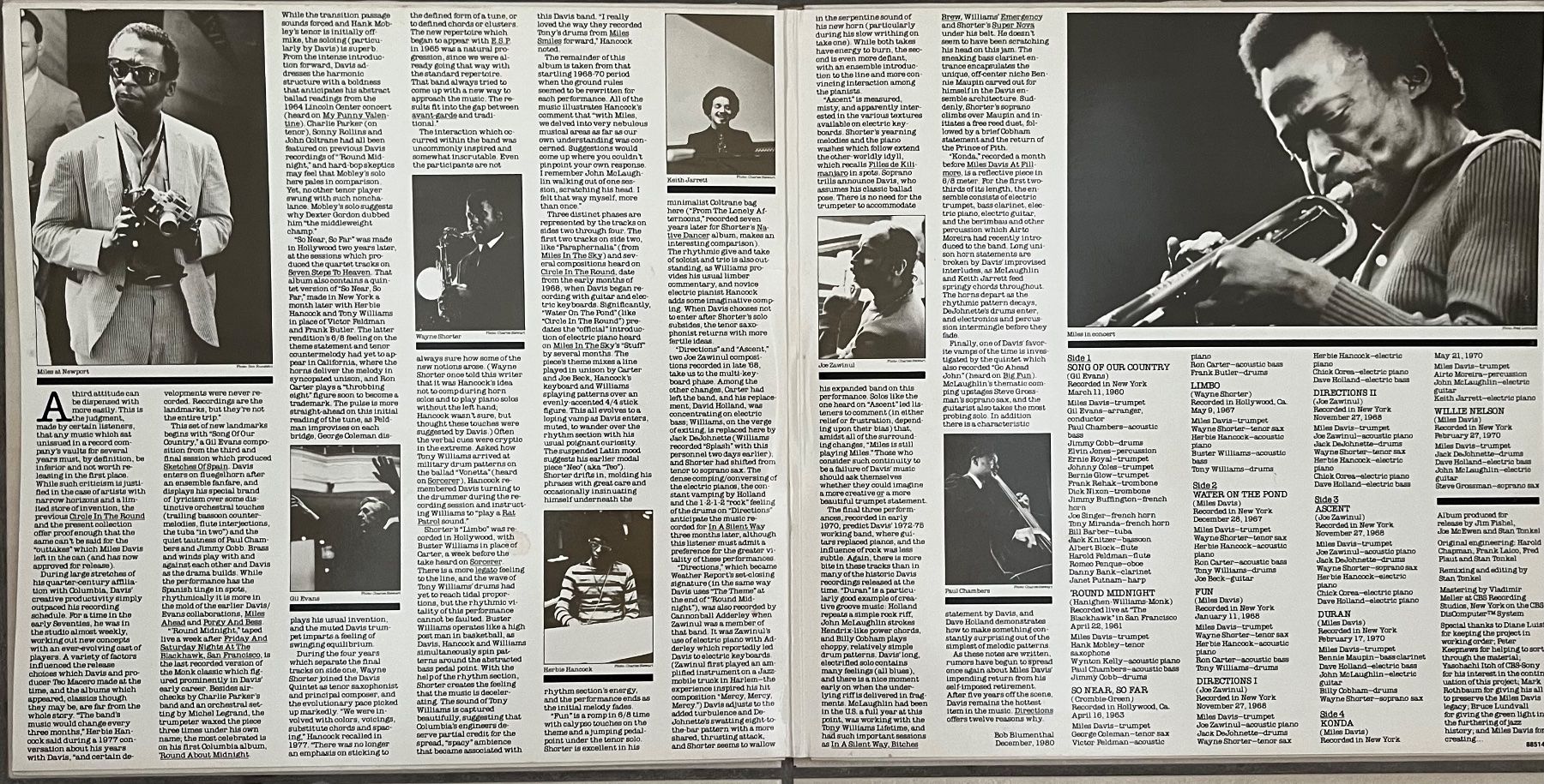 Schallplatten: MILES DAVIS - DIRECTIONS - 2 Vinyles 33 Tours – Gebraucht aus Bussigny von vinyl-pas-cher 1
