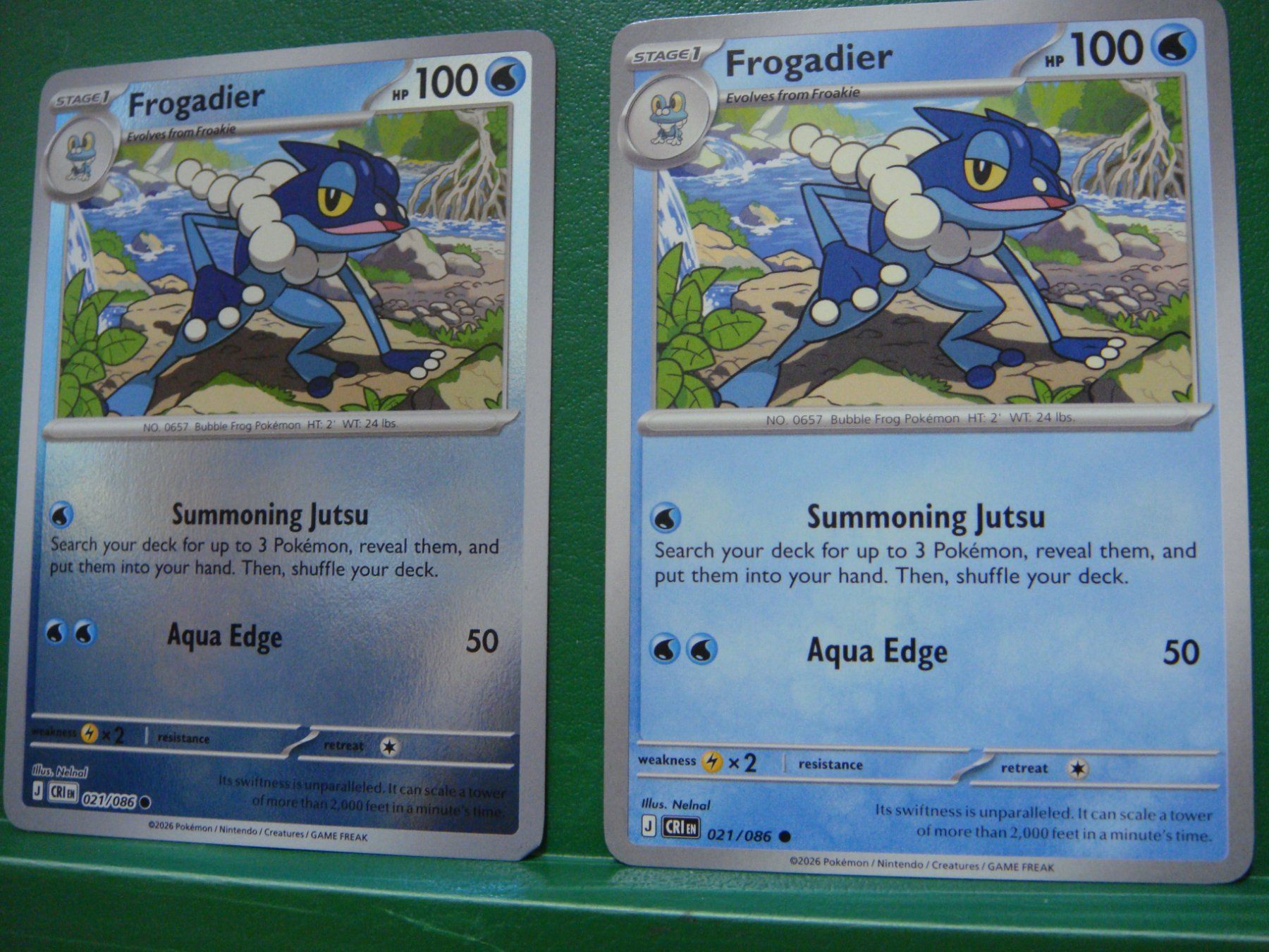 Pokémon Carte collezionabili: Cartes Pokémon Frogadier ENG    021/086 – Nuovo (secondo la descrizione) da sugiez venduto da Svicente