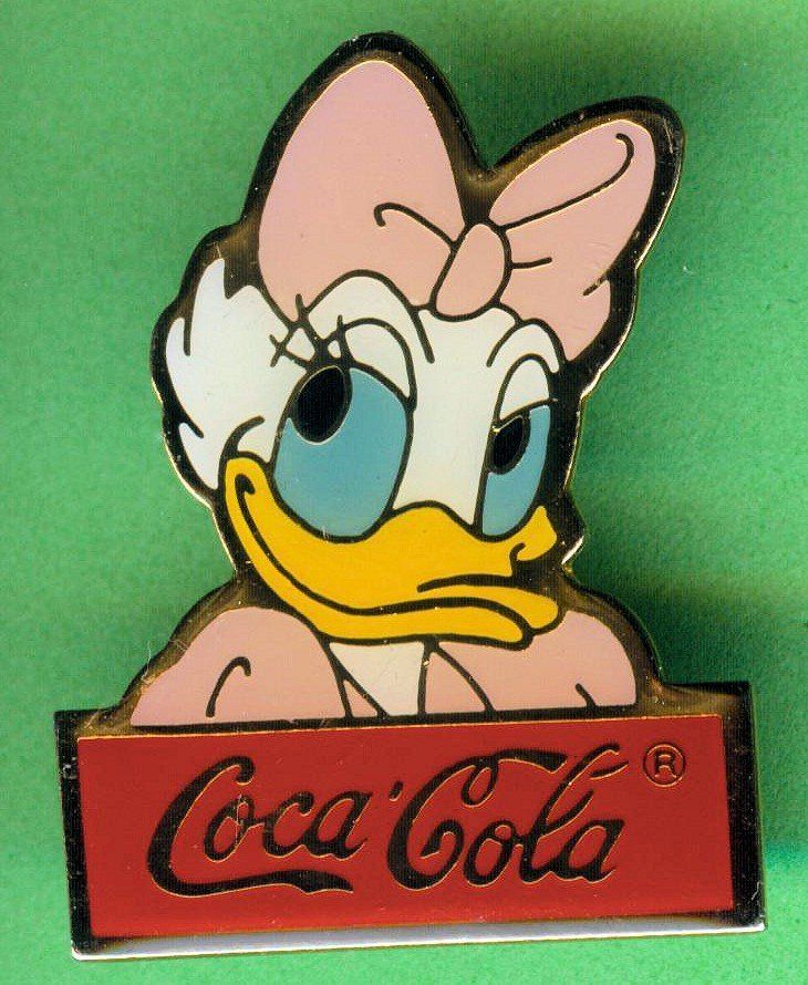 Disney Placchette & Badge: Disney   DAISY   Coca Cola – Usato da Winterthur venduto da Sammleroase
