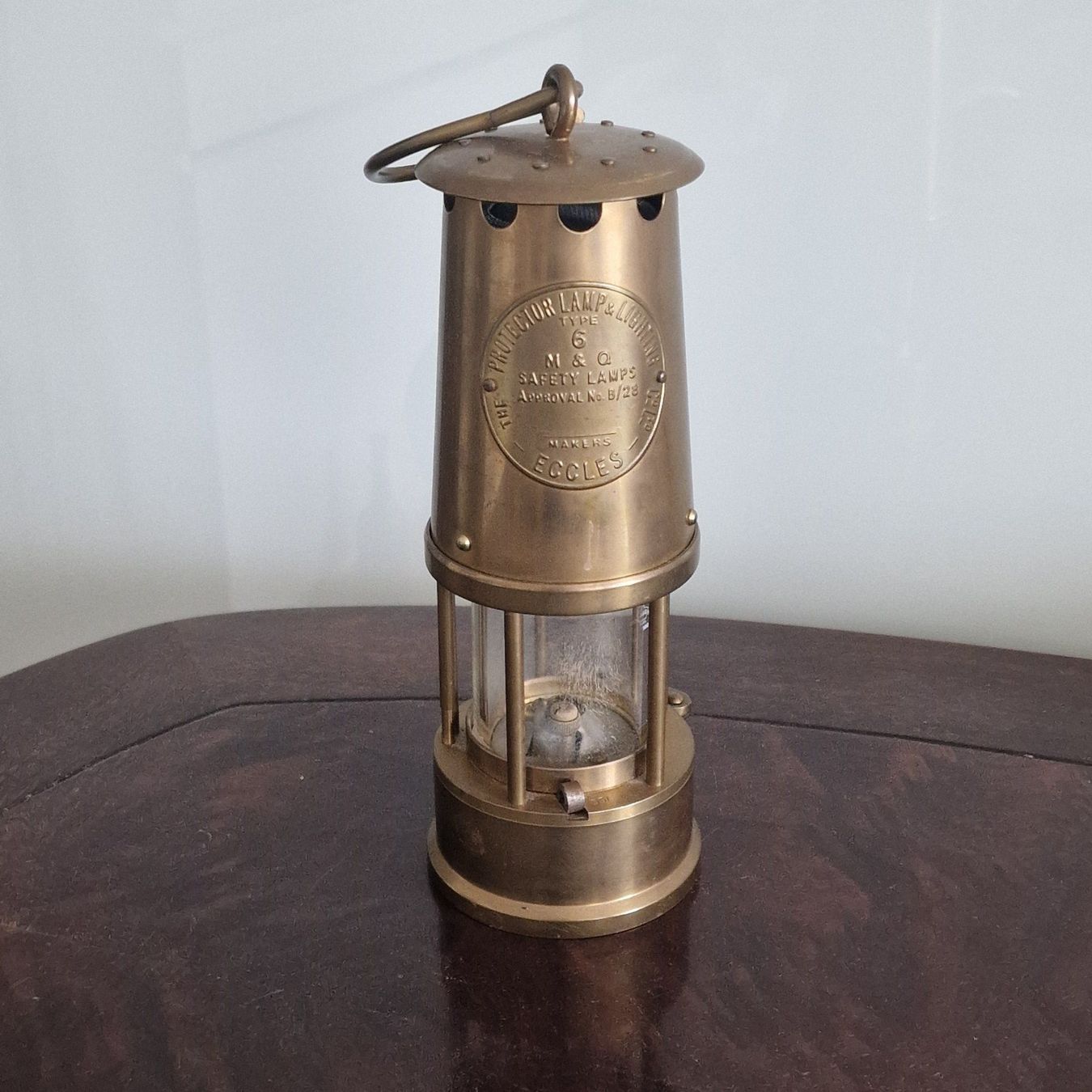 Lampade: Eccles Miners Antike Messing-Sicherheitslampe – Usato da Birr venduto da sen_sy55