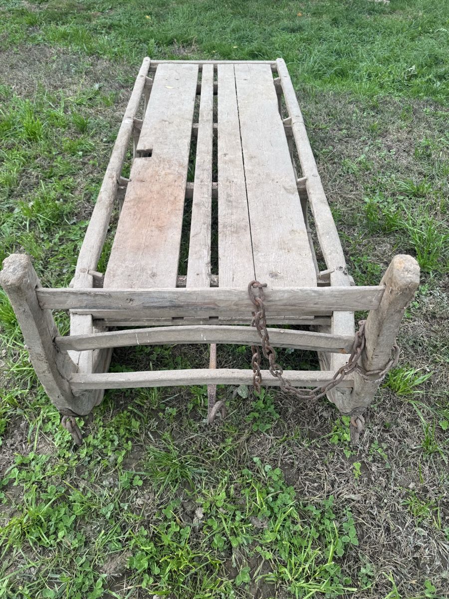 Schlitteln: Antiker Holzschlitten – Gebraucht aus Mühlethurnen von oberfeld126 2