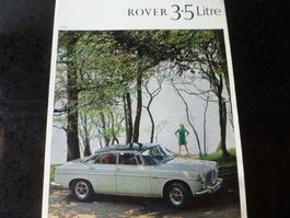 Rover P5B 3.5 Litre Coupé Prospekt 1967